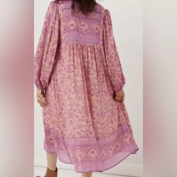 Spell the Gypsy Folk Song Boho Midi Dress size XSmall - Picture 4 of 15